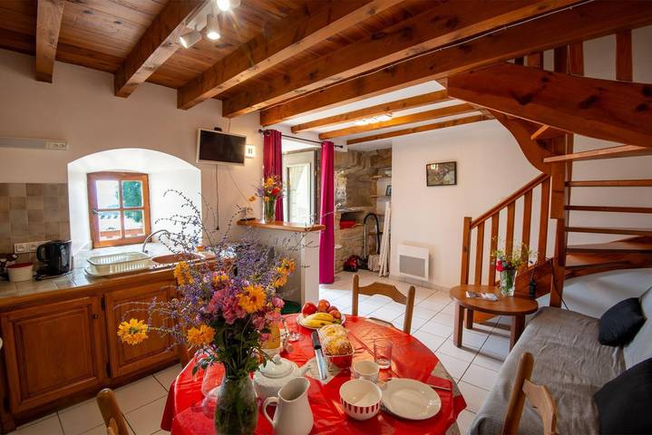 Gîte pour 4 personnes, avec Balcon et Vue dans les Gorges du Tarn - 4