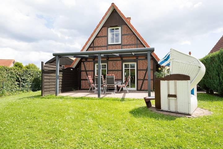 Ferienhaus für 6 Personen, mit Garten und Terrasse, kinderfreundlich in Süssau