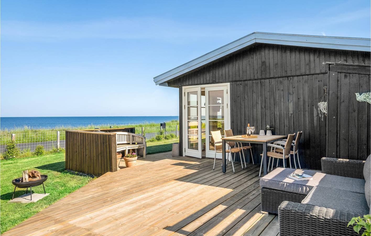 Ferienhaus für 3 Personen mit Terrasse in Kongsmark Strand, Slagelse