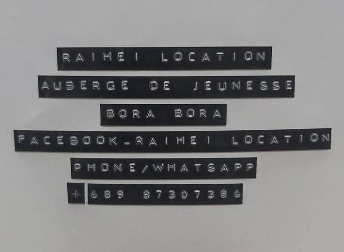 Location de vacances pour 2 personnes, avec terrasse et jardin dans Bora Bora - 2