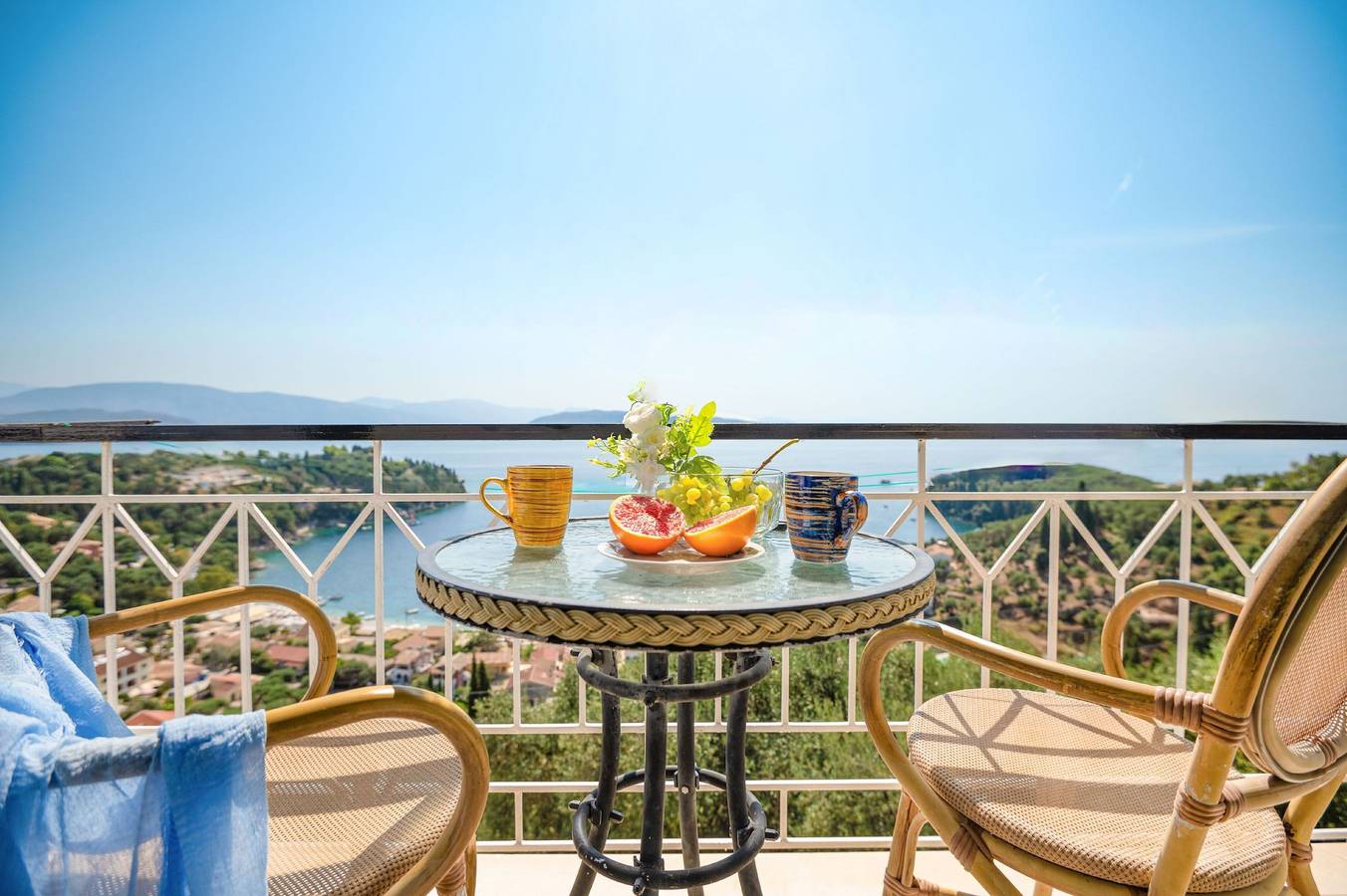 Maison de vacances pour 2 personnes avec balcon in Kalami, Corfou