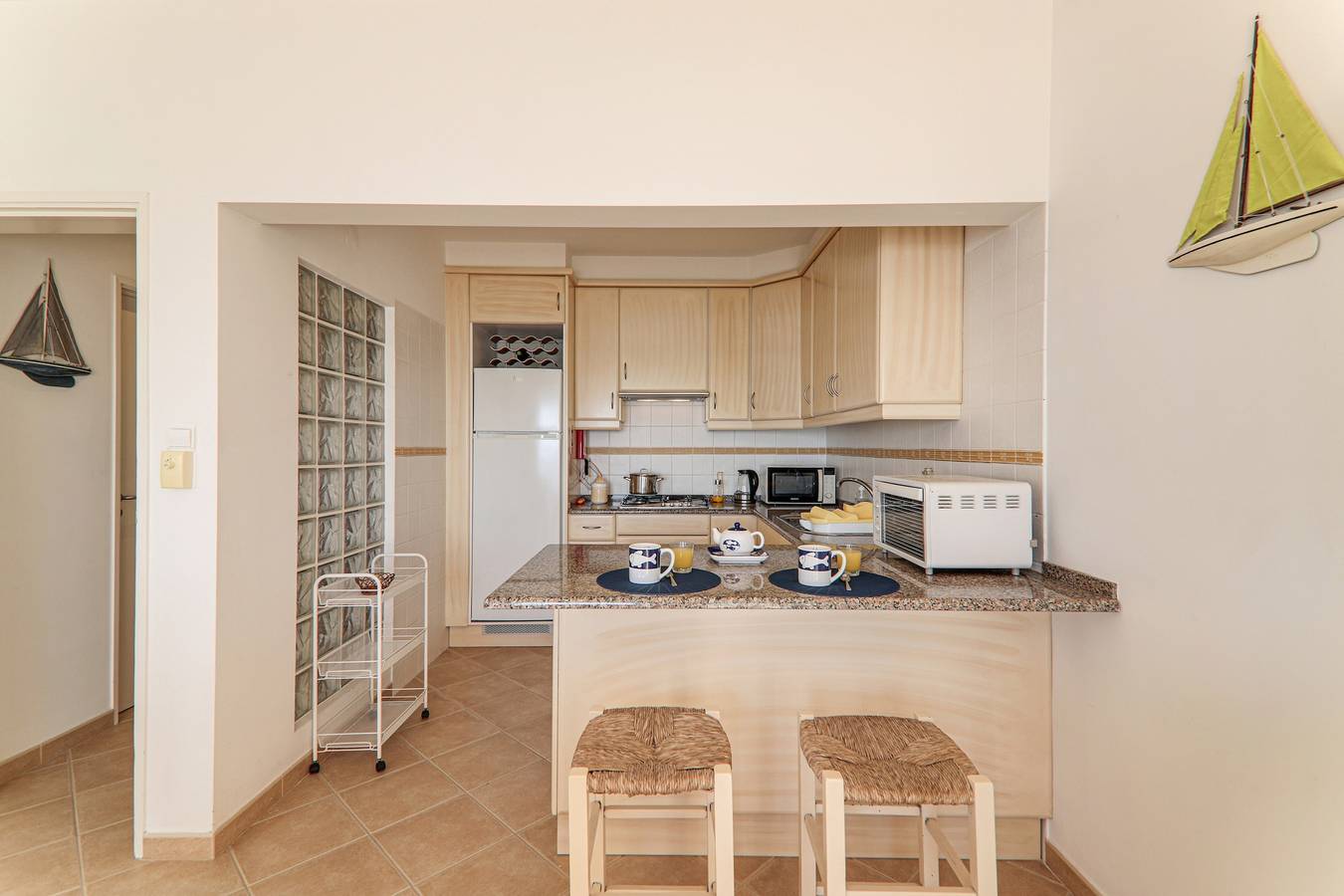 Charmant Appartement "Sail Away" aan het Strand met Uitzicht op Zee & Balkon, foto 8