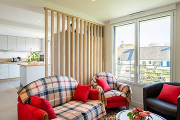 Gîte pour 4 personnes, avec jardin à Névez