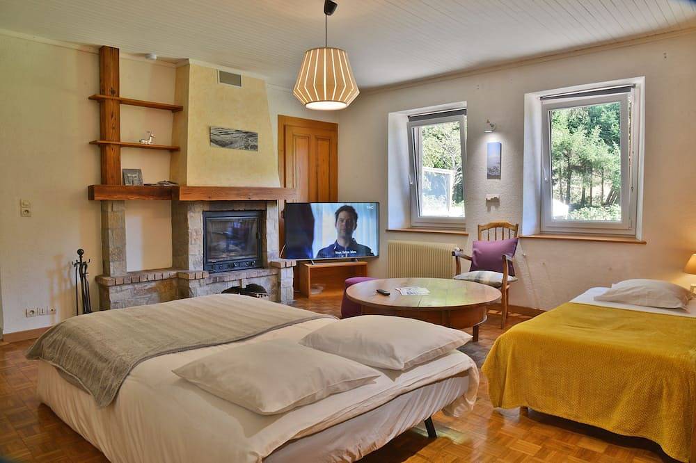 Ganze Wohnung, Apartment 5/6 pers 70 m² Ground floor of chalet Chez Marie, terrace. 100 m ski bus. in Montriond, Les Portes du Soleil