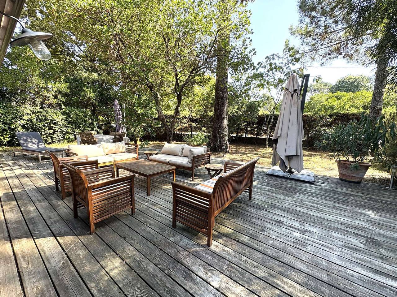 Helles und ruhiges Reihenhaus im Herzen von Petit-Piquey mit großem Garten und allen Annehmlichkeiten in Petit Piquey, Lège-Cap-Ferret