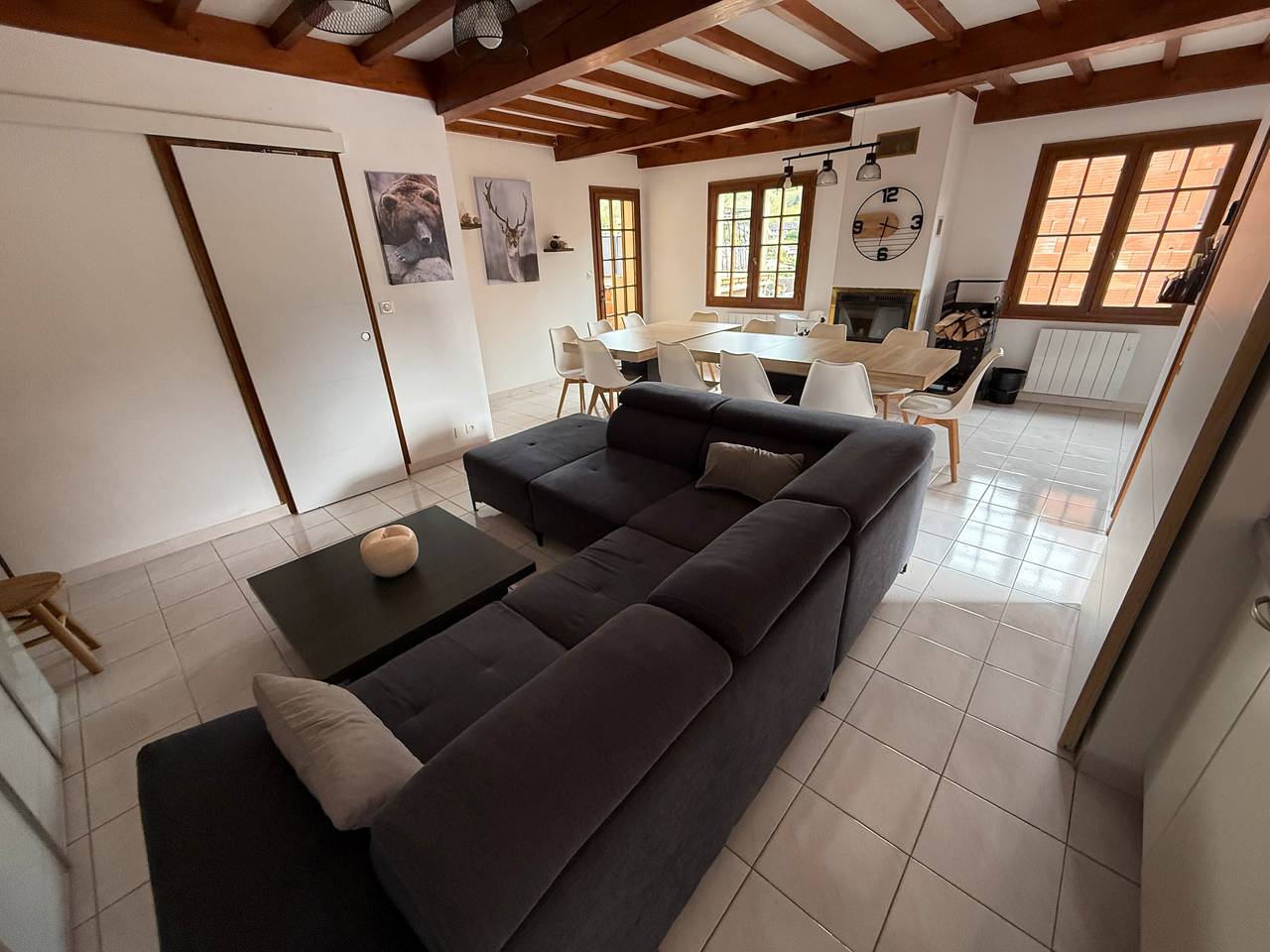 Chalet 'Gite 15 Personnes Boutx' mit Privatterrasse, Balkon und Wlan in Boutx, Französische Pyrenäen