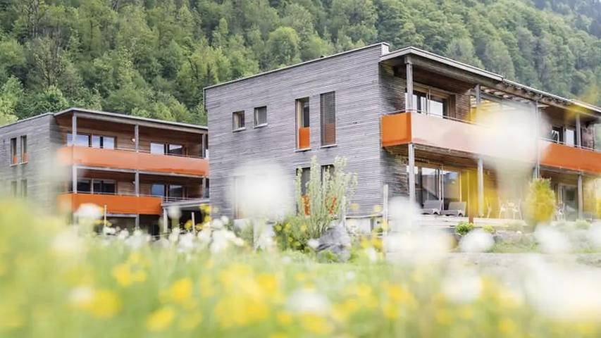 Ferienwohnung für 4 Personen, mit Whirlpool und Garten sowie Terrasse und Sauna in Bizau