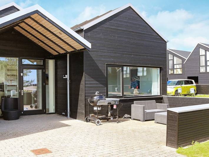 Ferienhaus für 6 Personen, mit Whirlpool und Terrasse sowie Sauna am Mariagerfjord