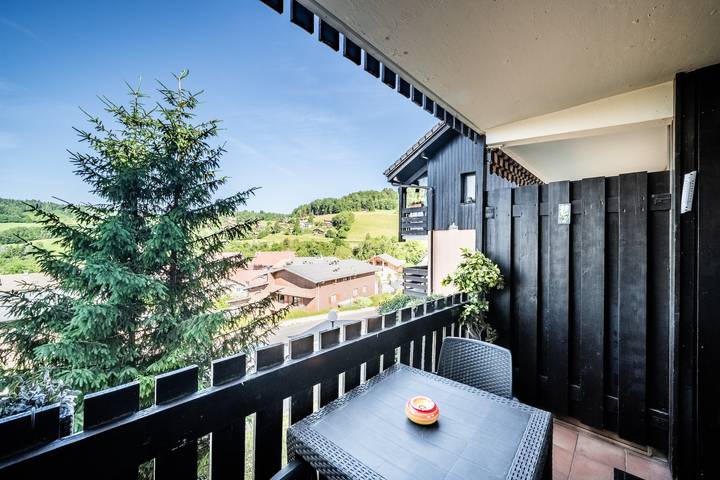 Hel enrumslägenhet, Charming Studio with Mountain View and Balcony in Bogève, Thonon-les-Bains region
