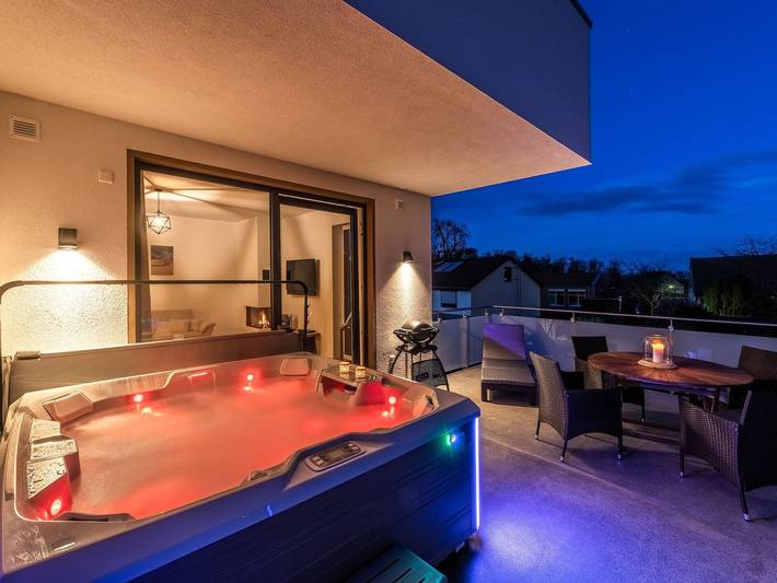 Ferienwohnung für 5 Personen, mit Balkon und Sauna in Göhren-Lebbin
