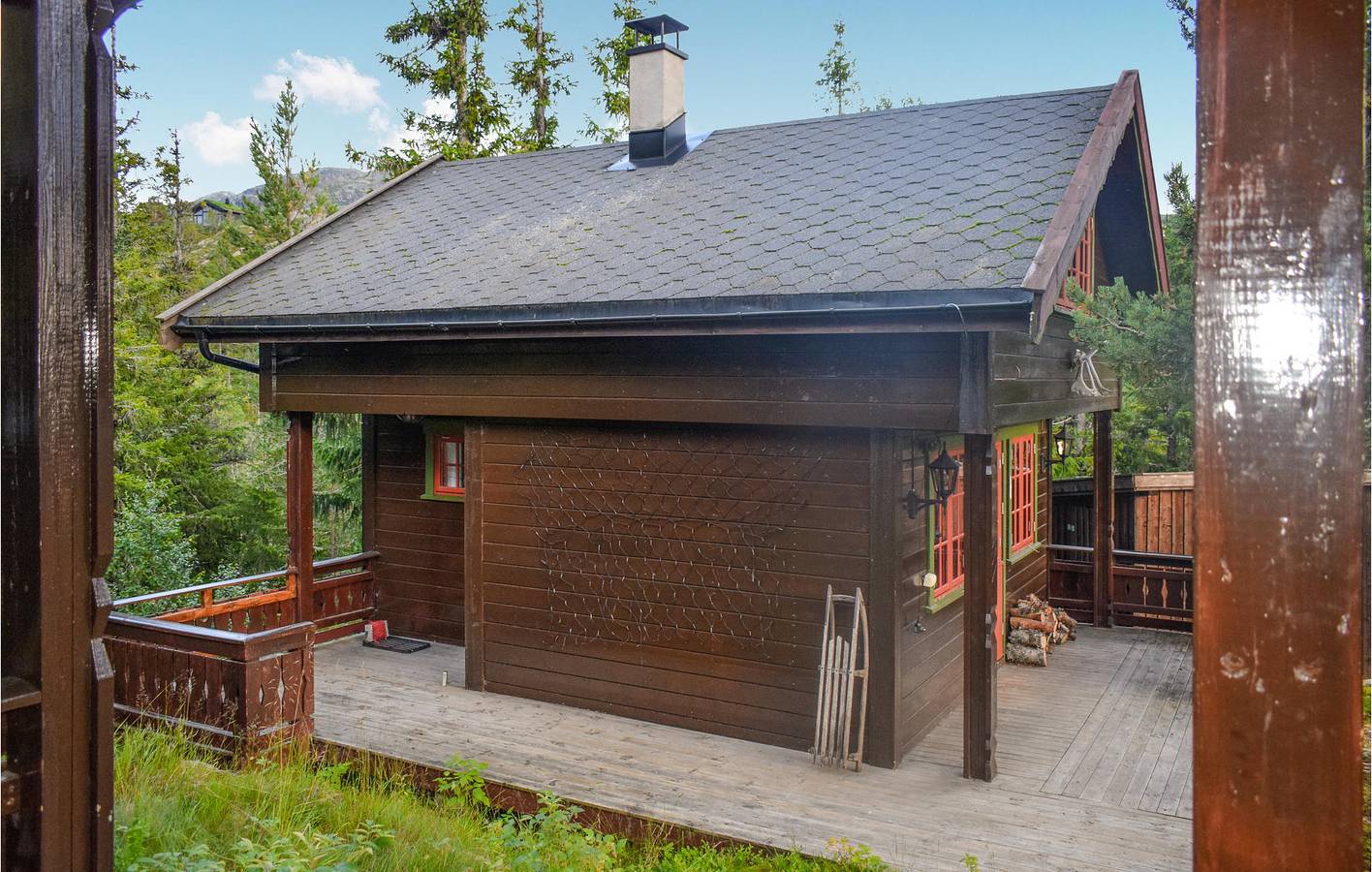 Ferienhaus für 6 Personen mit Garten in Kvitåvatn, Tinn