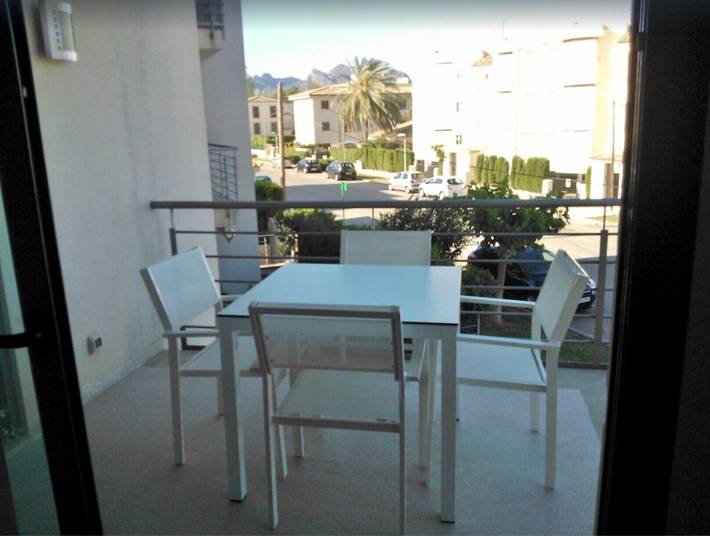 Ferienwohnung für 4 Personen, mit Balkon und Garten in Port de Pollença