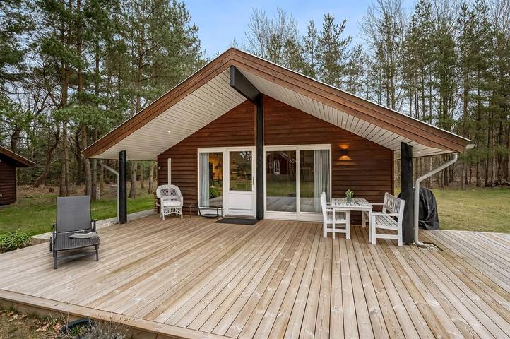 Ferieudlejning for 6 personer, med Terrasse i Virksund