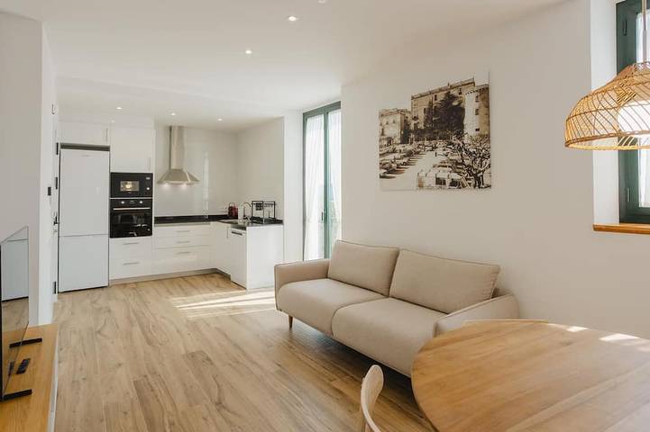 Gîte pour 4 personnes, avec balcon, animaux acceptés à Hostalric