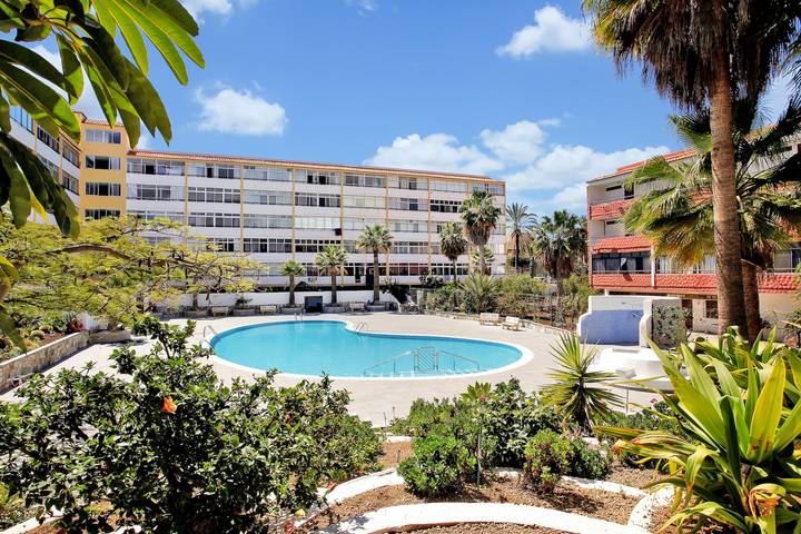 Vakantieappartement voor 3 personen, met tuin in Costa del Silencio