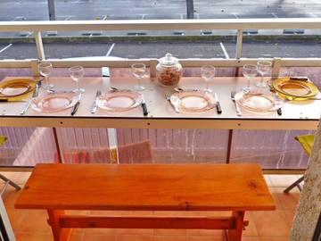 Gîte pour 6 personnes, avec balcon dans Plage d'Honneur