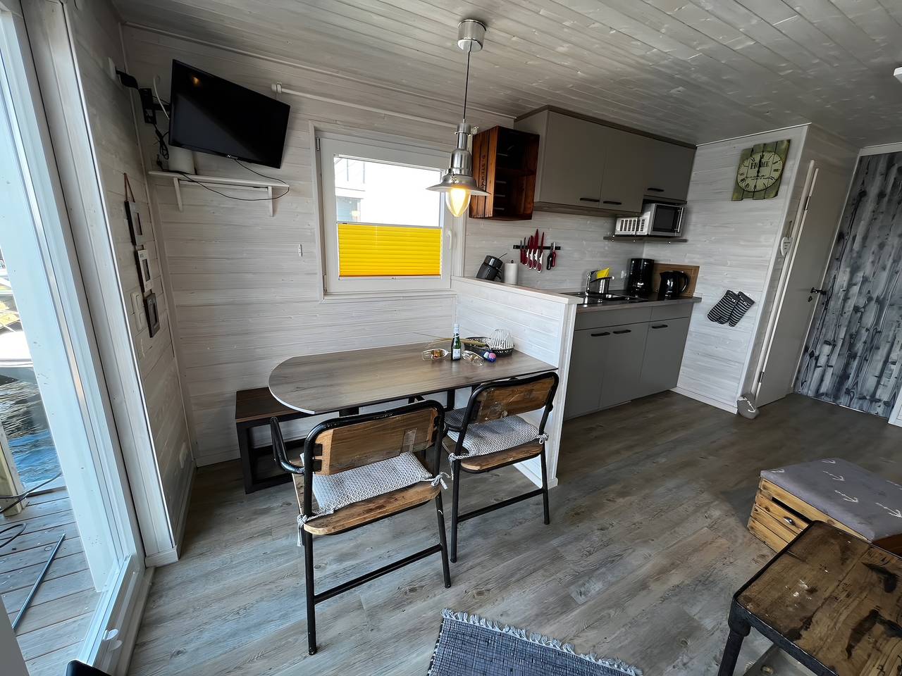 Mien Schipp mit Meerblick in Ostfehmarn, Burgtiefe Südstrand