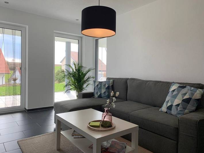 Ferienwohnung für 4 Personen, mit Terrasse und Garten sowie Ausblick in Offingen - 2