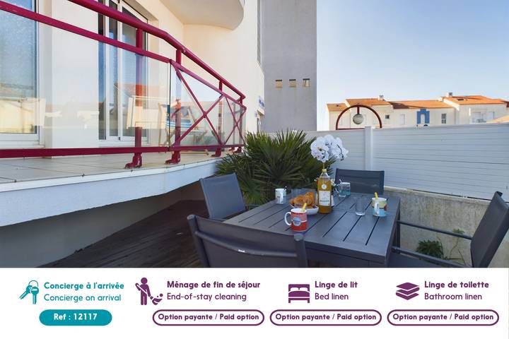 Appartement entier, Appartement pour 4 dans le quartier de la Chaume in Les Sables-d'Olonne, Vendée