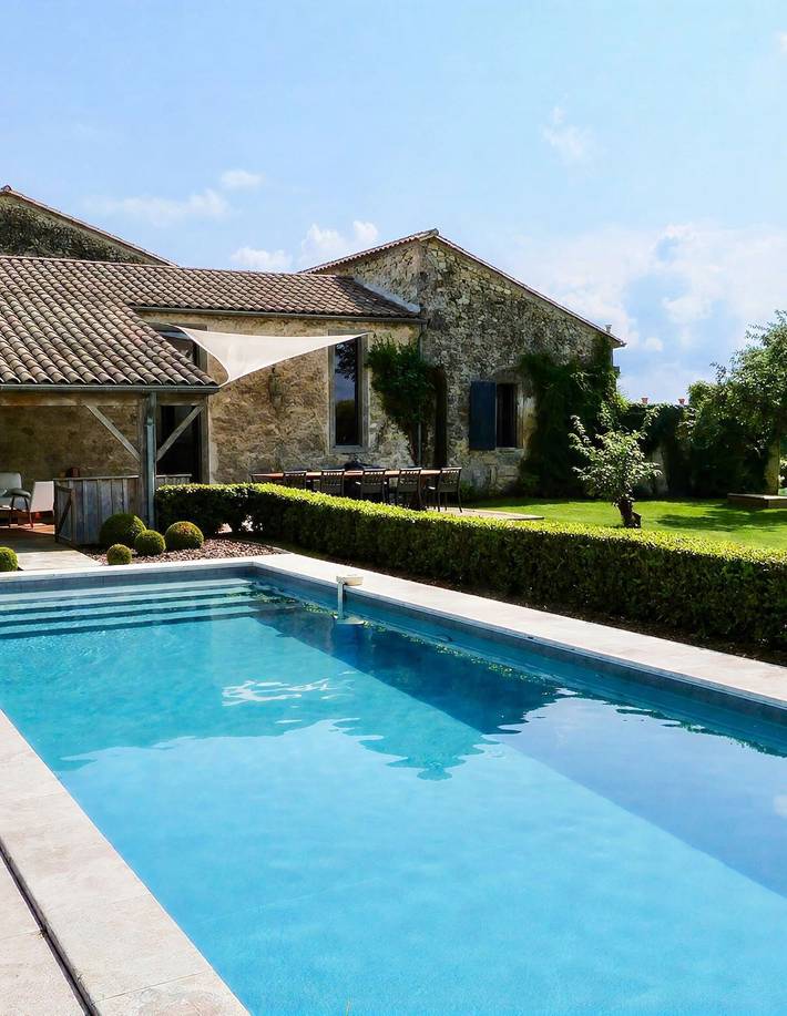 Villa pour 10 personnes avec jardin in Baleyssagues, Région de Marmande