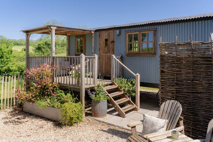 Hut voor 2 personen, met tuin in Dorset