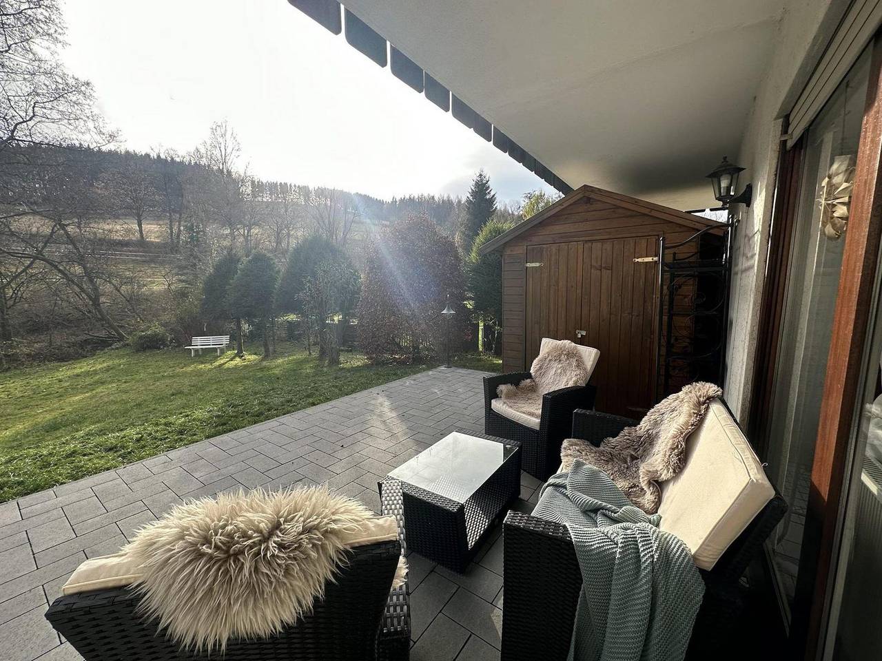 Ganze Wohnung, Gemütliche Wohnung bei Winterberg mit Terrasse in Niedersfeld, die Mittelgebirge