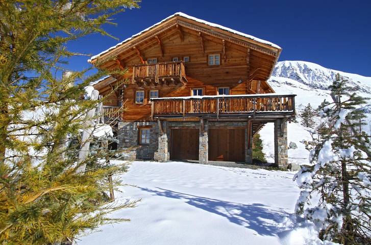 Chalet pour 12 personnes, avec sauna et balcon à Huez