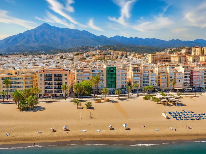 Location de vacances pour 3 personnes, avec Balcon/Terrasse à Estepona