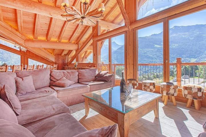 Chalet pour 15 personnes, avec balcon ainsi que sauna et jacuzzi, animaux acceptés à Villaroger - 3