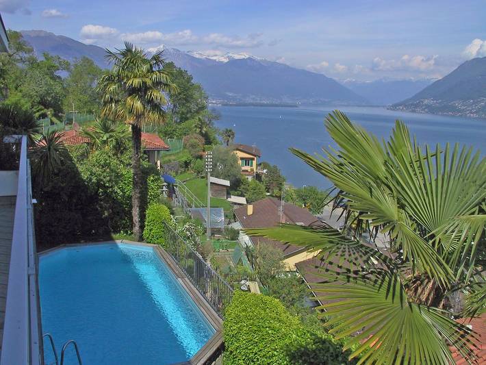 Ferienhaus für 5 Personen, mit Garten und Pool sowie Seeblick und Ausblick, mit Haustier in Brissago - 3