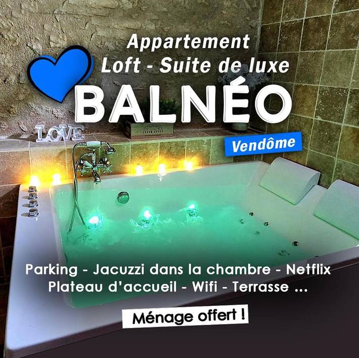 Appartement de vacances pour 2 personnes, avec jardin ainsi que jacuzzi et terrasse