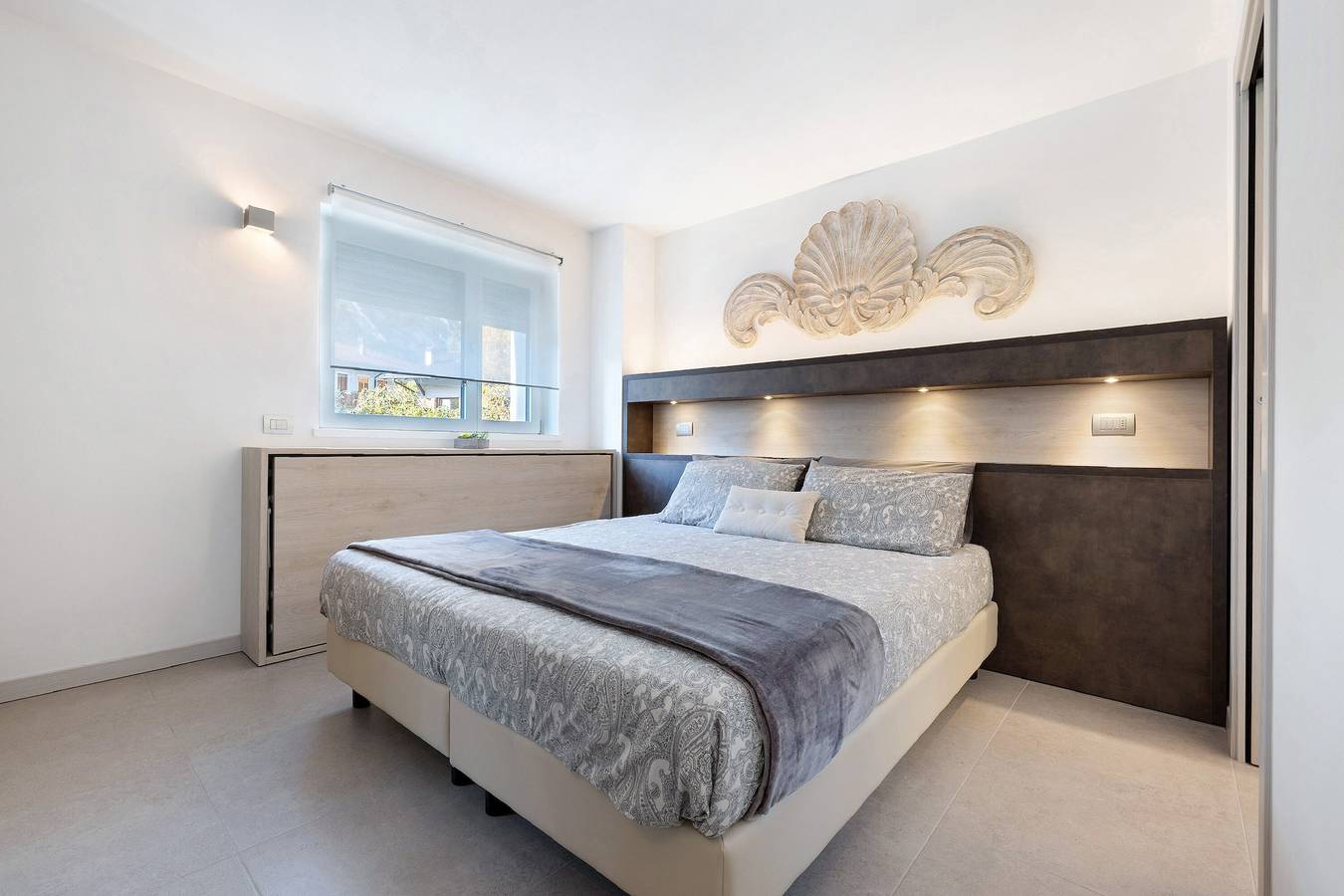 Eco del Garda – Zimmer 102, Erdgeschoss, Bergblick in Villa del Monte, Tenno