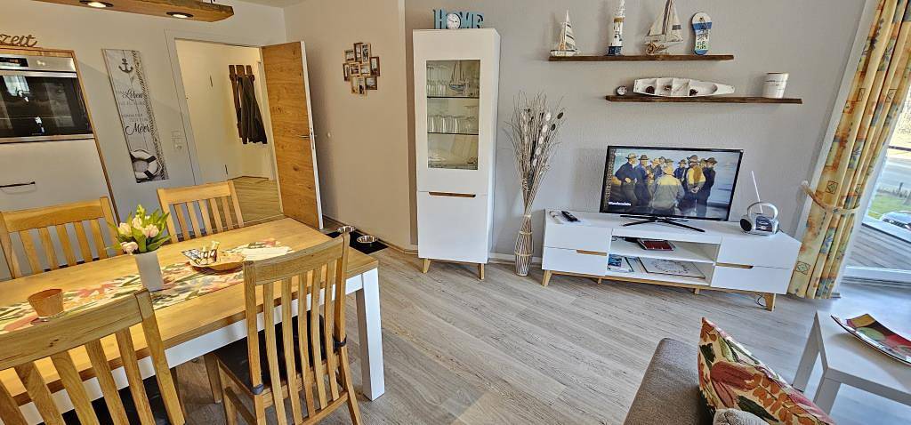 Ferienwohnung für 4 Personen, mit Balkon und Balkon/Terrasse, mit Haustier in Sahlenburg - 3