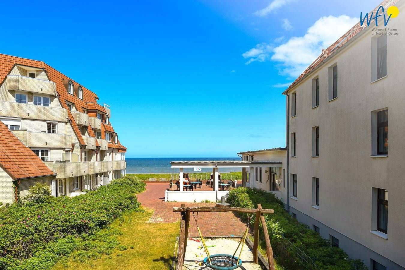 Ganze Wohnung, Komfortable Ferienwohnung im Haus Südwind auf Wangerooge mit Meerblick und Strandnähe in Wangerooge