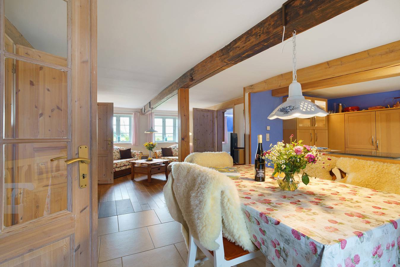 Ganze Wohnung, Ferienwohnung 'Nis Randers' mit privater Terrasse, privatem Garten und Wi-Fi in Pellworm, Nordfriesland