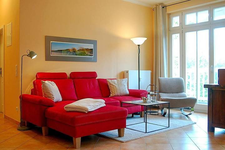 Ferienwohnung für 6 Personen, mit Balkon und Sauna in Kühlungsborn