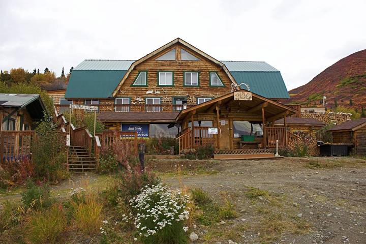 Chalet für 2 Personen, mit Terrasse und Garten sowie Ausblick in Alaska