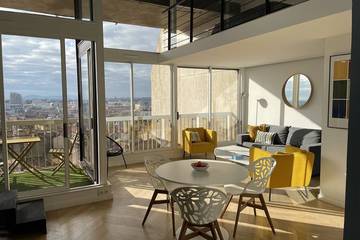Gîte pour 4 personnes, avec balcon et jacuzzi dans Office De Tourisme De Montpellier