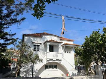 Maison d’hôte pour 2 personnes, avec jardin ainsi que vue et terrasse à Costa da Caparica