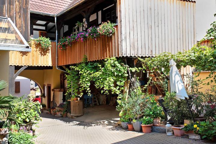 Appartement entier, Appartement de vacances "Haus Romann" avec terrasse partagée et Wi-Fi in Britzingen, Müllheim