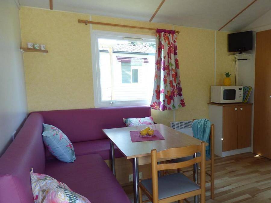 Flower Camping Domaine de Pendruc  - Mobilheim 6 personen - Mobilheim Glenan Standard 33m² - 3 Zimmer in Trégunc, Quimper und Umgebung