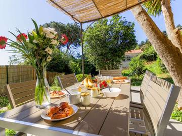 Gîte pour 6 personnes, avec jardin, animaux acceptés dans Plage de La Fossette
