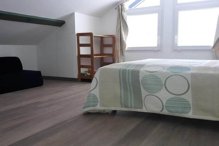 Unabhängige Wohnung im Hause nach Süden über den See in Gérardmer, Regionaler Naturpark Belchen der Vogesen