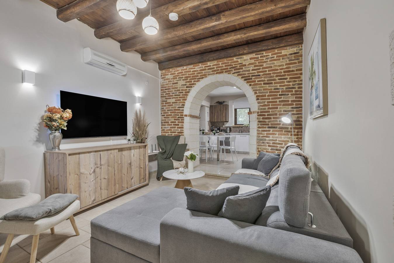 Villa “Neriana - Garden Paradise” with Mountain View, Wi-Fi and Air Conditioning in Neriana, Chaniaregionen