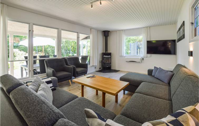Ferienhaus für 8 Personen mit Terrasse in Gudmindrup Lyng, Højby