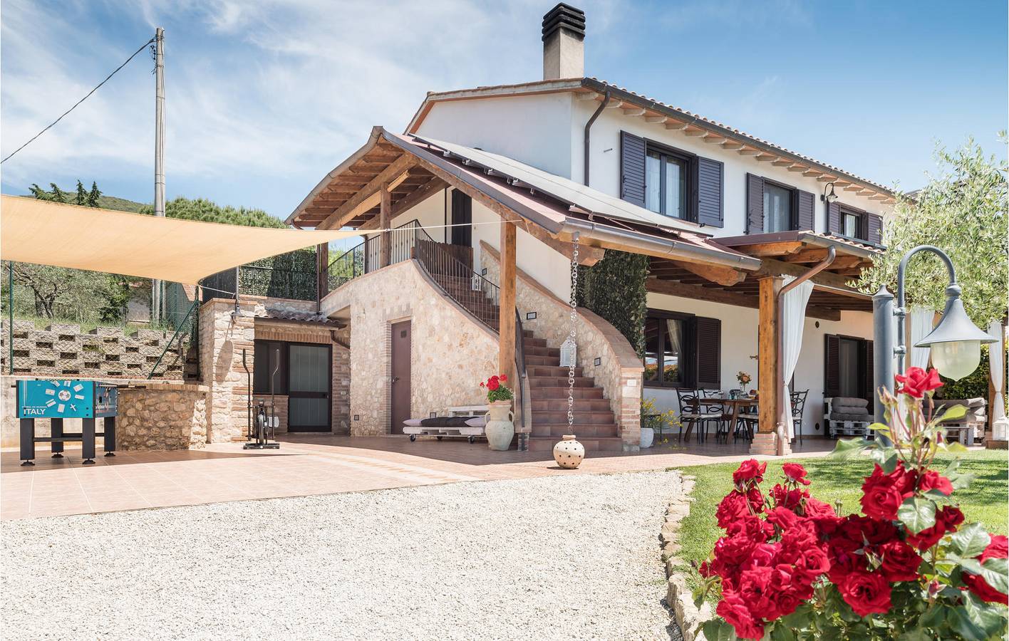 Appartamento con piscina di 120 mq, a 1.5 km da Massa Martana in Massa Martana, Perugia e dintorni