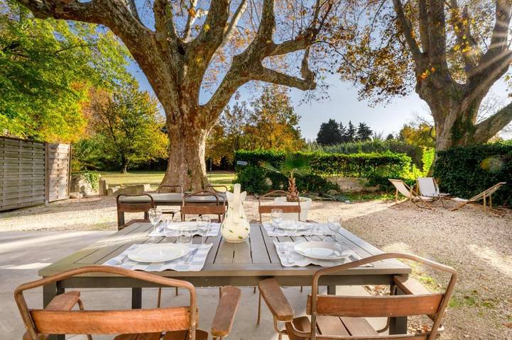 Chambre d’hôte pour 4 personnes, avec jardin ainsi que piscine et vue à Le Thor - 2