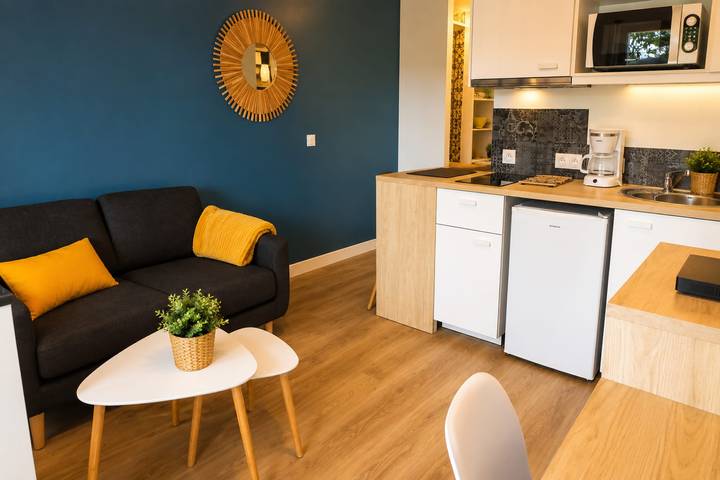 Studio pour 2 personnes, avec balcon, adapté aux familles - 1