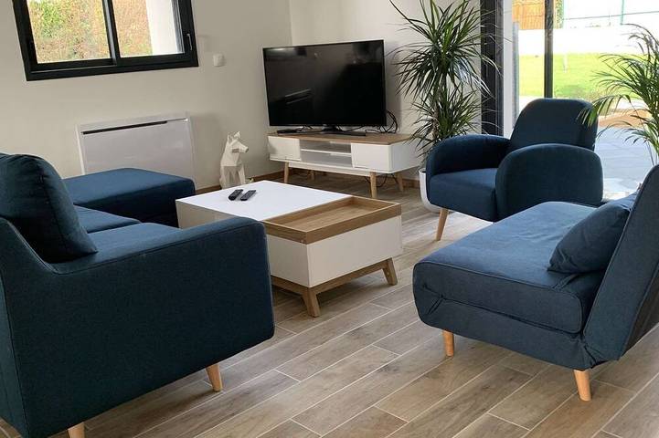 Appartement de vacances pour 8 personnes, avec Terrasse et Jardin à Bohars