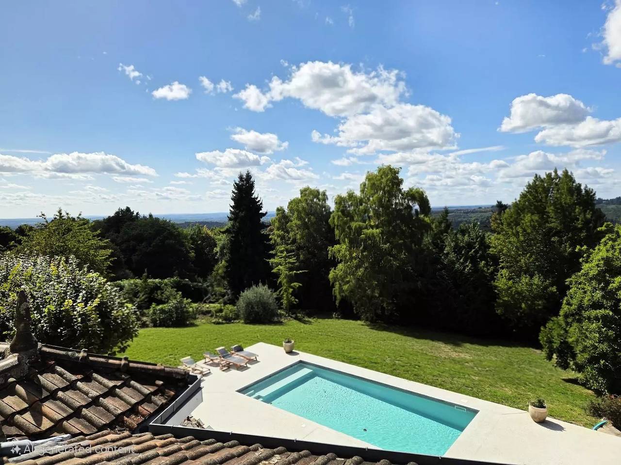 Gîte de France 14 personnes in Ambazac, Région de Limoges